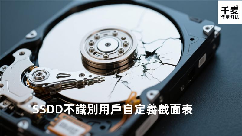 SSDD不識別用戶自定義截面表