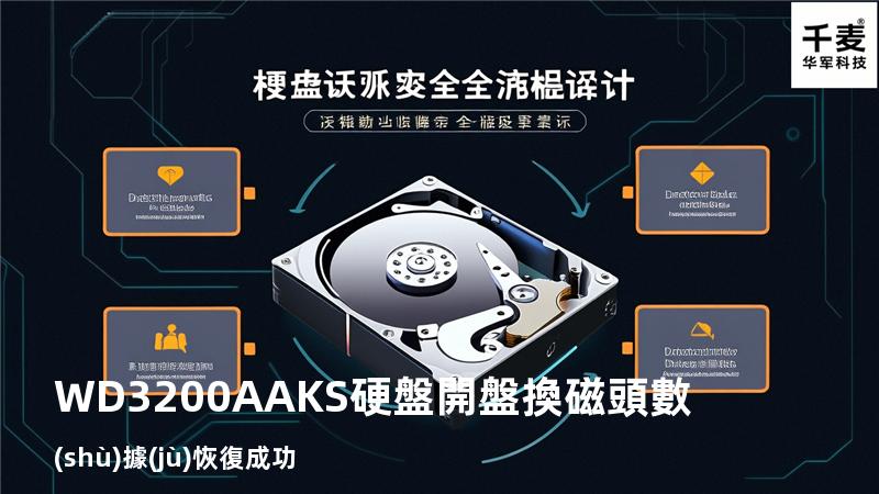  WD3200AAKS硬盤開盤換磁頭數(shù)據(jù)恢復成功
