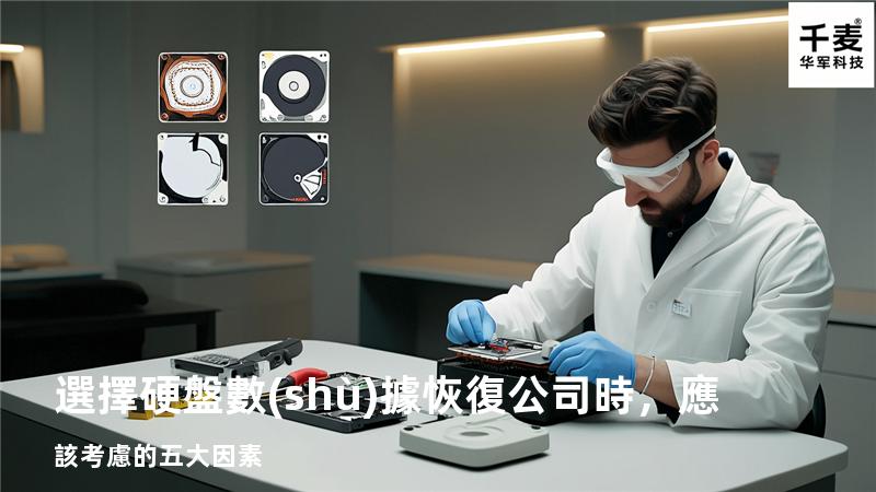 選擇硬盤數(shù)據恢復公司時，應該考慮的五大因素