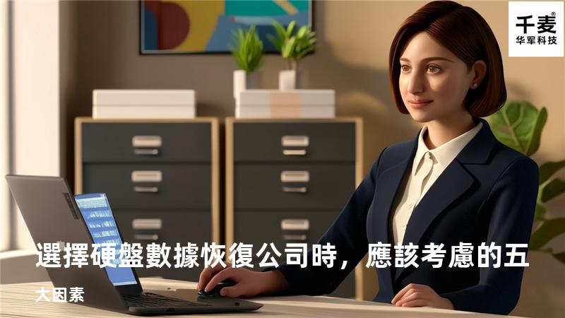 選擇硬盤數據恢復公司時，應該考慮的五大因素