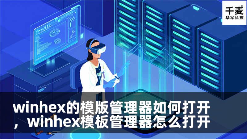winhex的模版管理器如何打開，winhex模板管理器怎么打開