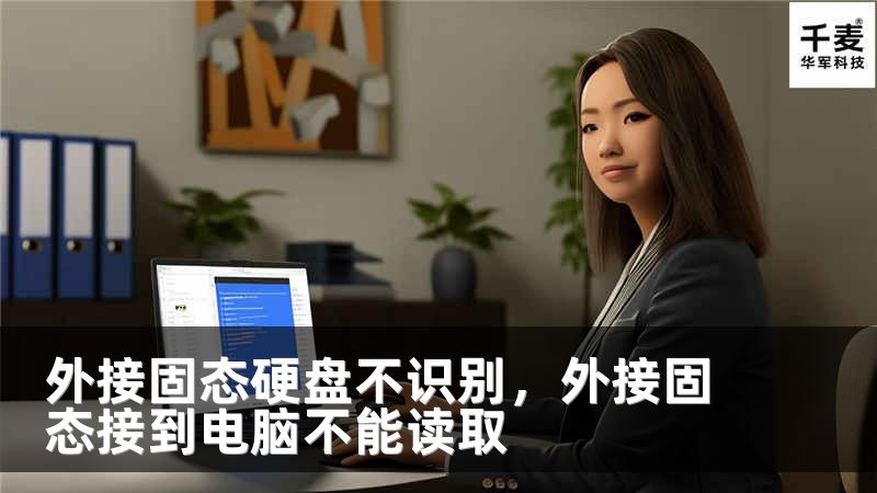 外接固態(tài)硬盤不識別，外接固態(tài)接到電腦不能讀取
