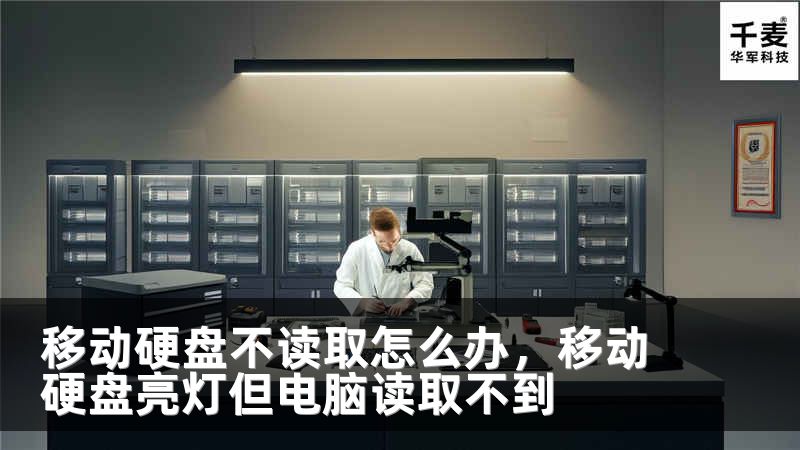 移動硬盤不讀取怎么辦，移動硬盤亮燈但電腦讀取不到