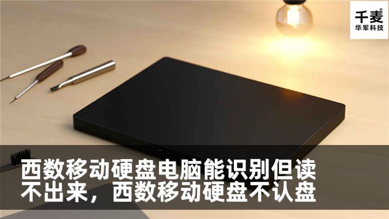 西數(shù)移動硬盤電腦能識別但讀不出來，西數(shù)移動硬盤不認盤