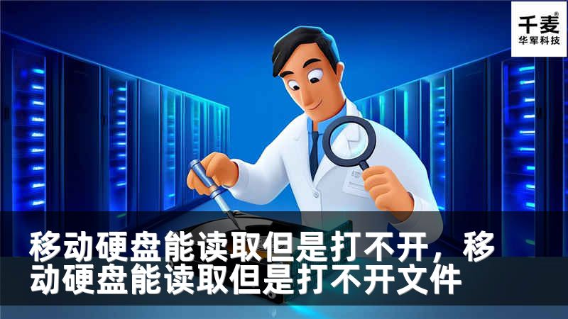 移動硬盤能讀取但是打不開，移動硬盤能讀取但是打不開文件