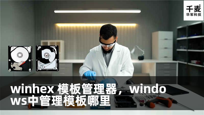 winhex 模板管理器，windows中管理模板哪里