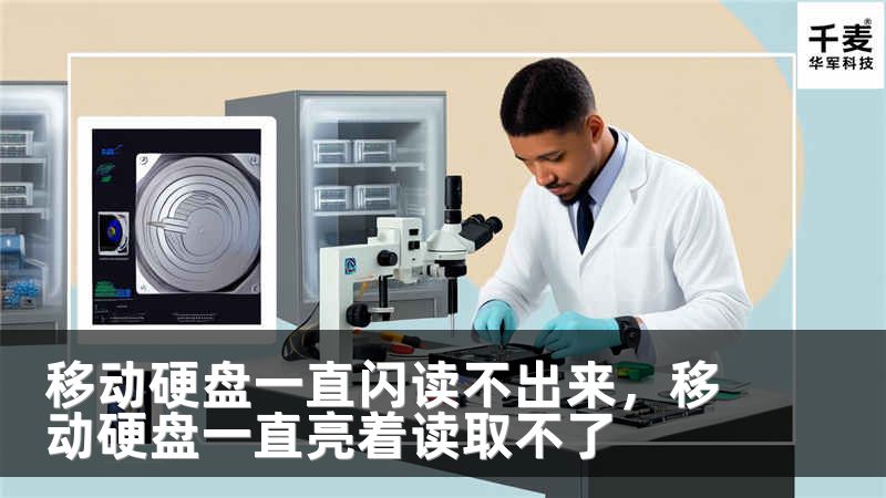 移動硬盤一直閃讀不出來，移動硬盤一直亮著讀取不了