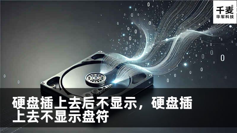 硬盤(pán)插上去后不顯示，硬盤(pán)插上去不顯示盤(pán)符