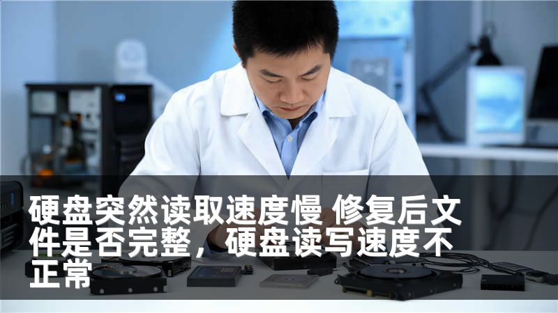 硬盤突然讀取速度慢 修復(fù)后文件是否完整，硬盤讀寫速度不正常