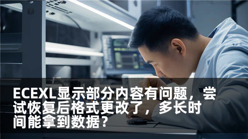 ECEXL顯示部分內(nèi)容有問(wèn)題，嘗試恢復(fù)后格式更改了，多長(zhǎng)時(shí)間能拿到數(shù)據(jù)？
