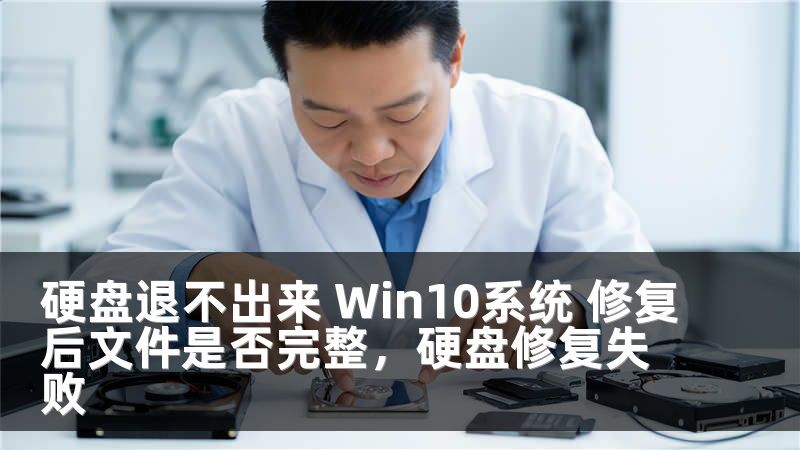 硬盤退不出來 Win10系統(tǒng) 修復(fù)后文件是否完整，硬盤修復(fù)失敗