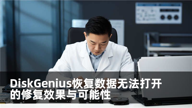 DiskGenius恢復(fù)數(shù)據(jù)無法打開的修復(fù)效果與可能性