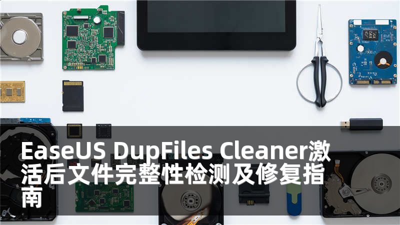 EaseUS DupFiles Cleaner激活后文件完整性檢測及修復指南