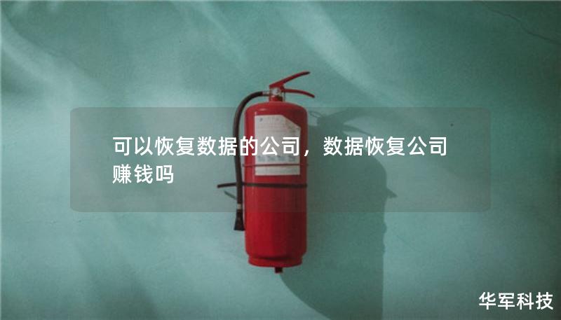 可以恢復(fù)數(shù)據(jù)的公司，數(shù)據(jù)恢復(fù)公司賺錢嗎