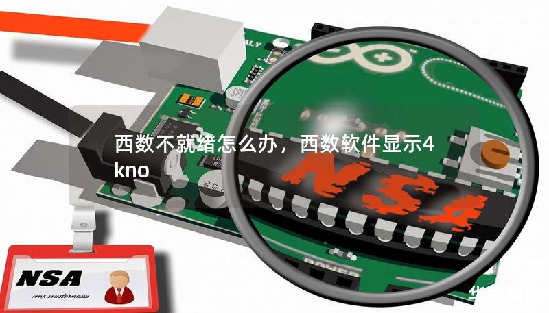 西數(shù)不就緒怎么辦，西數(shù)軟件顯示4kno