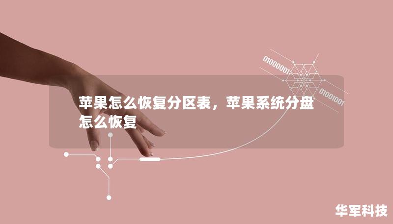 蘋果怎么恢復(fù)分區(qū)表，蘋果系統(tǒng)分盤怎么恢復(fù)