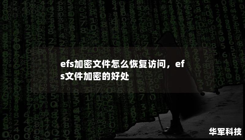 efs加密文件怎么恢復(fù)訪問，efs文件加密的好處