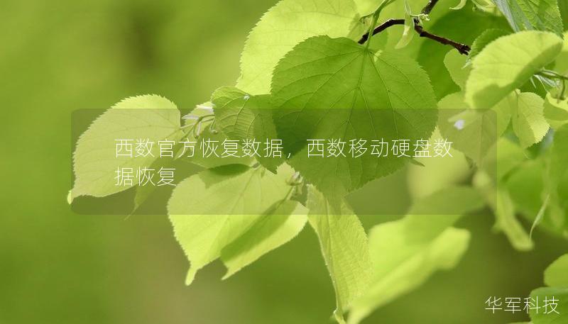 西數(shù)官方恢復數(shù)據(jù)，西數(shù)移動硬盤數(shù)據(jù)恢復