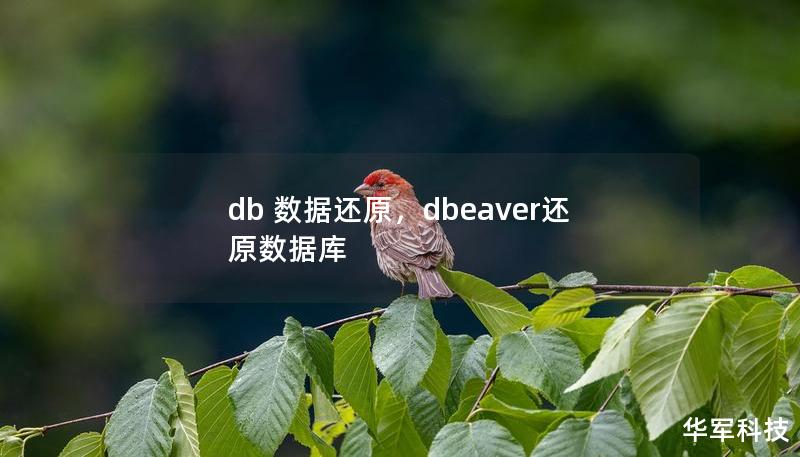 db 數(shù)據(jù)還原，dbeaver還原數(shù)據(jù)庫