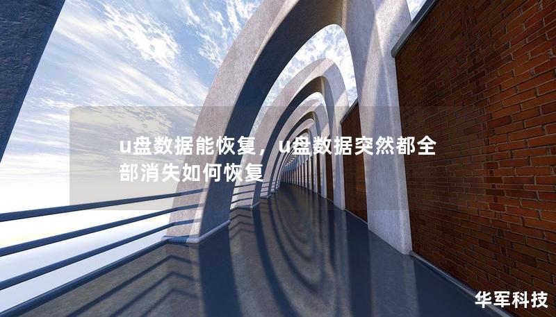 u盤數據能恢復，u盤數據突然都全部消失如何恢復