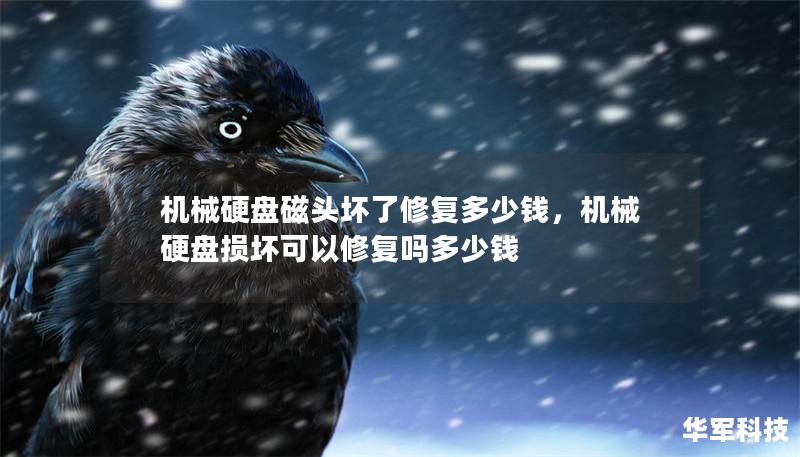 機械硬盤磁頭壞了修復多少錢，機械硬盤損壞可以修復嗎多少錢