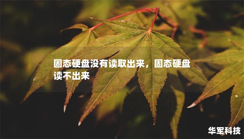 固態(tài)硬盤沒(méi)有讀取出來(lái)，固態(tài)硬盤 讀不出來(lái)