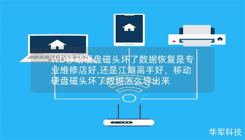 WD移動硬盤磁頭壞了數據恢復是專業(yè)維修店好,還是江湖高手好，移動硬盤磁頭壞了數據怎么導出來