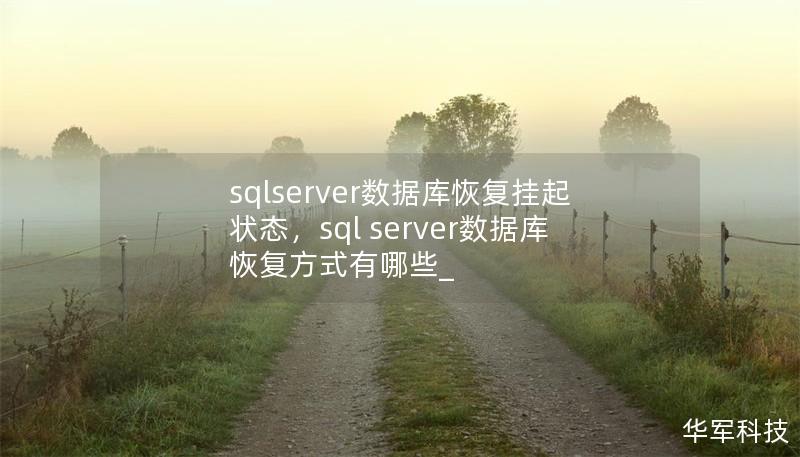 sqlserver數(shù)據(jù)庫恢復(fù)掛起狀態(tài)，sql server數(shù)據(jù)庫恢復(fù)方式有哪些_