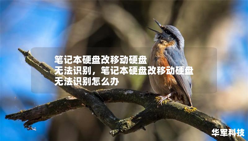筆記本硬盤改移動(dòng)硬盤 無法識別，筆記本硬盤改移動(dòng)硬盤 無法識別怎么辦