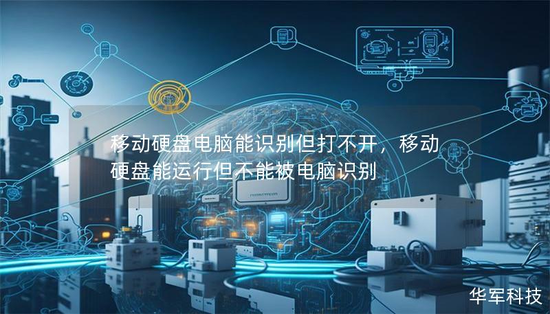 移動硬盤電腦能識別但打不開，移動硬盤能運行但不能被電腦識別