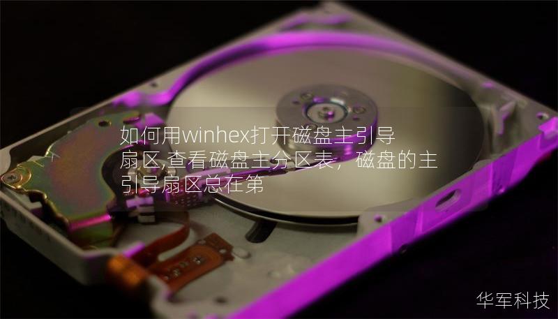 如何用winhex打開磁盤主引導(dǎo)扇區(qū),查看磁盤主分區(qū)表，磁盤的主引導(dǎo)扇區(qū)總在第