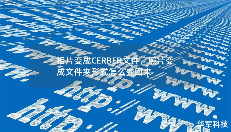 相片變成CERBER文件，照片變成文件夾形式怎么變回來