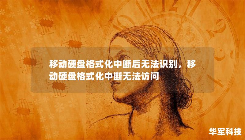 移動硬盤格式化中斷后無法識別，移動硬盤格式化中斷無法訪問