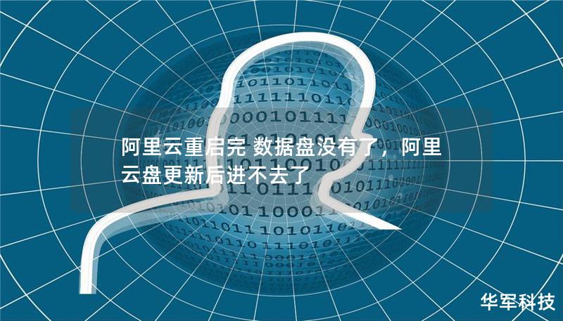 阿里云重啟完 數(shù)據(jù)盤沒(méi)有了，阿里云盤更新后進(jìn)不去了