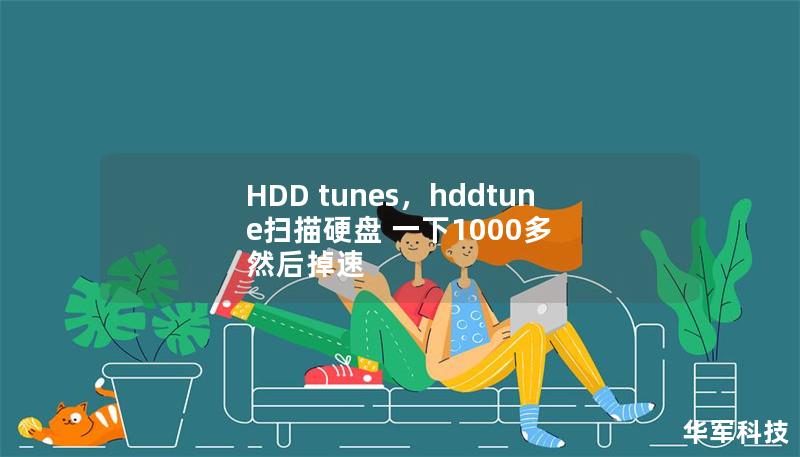 HDD tunes，hddtune掃描硬盤 一下1000多 然后掉速