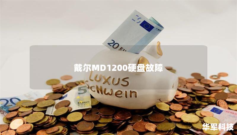 戴爾MD1200硬盤故障