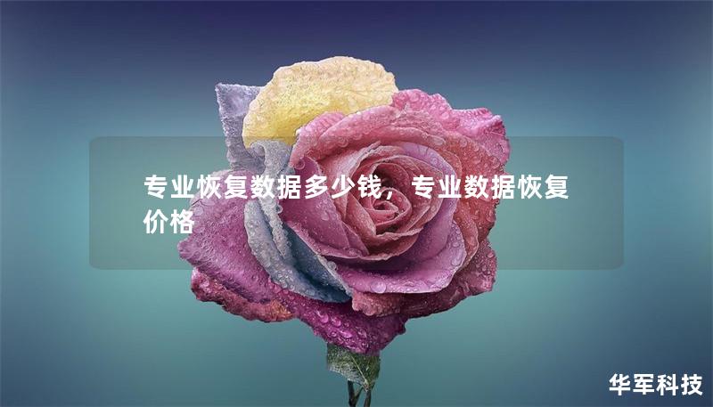 專業(yè)恢復數(shù)據(jù)多少錢，專業(yè)數(shù)據(jù)恢復價格