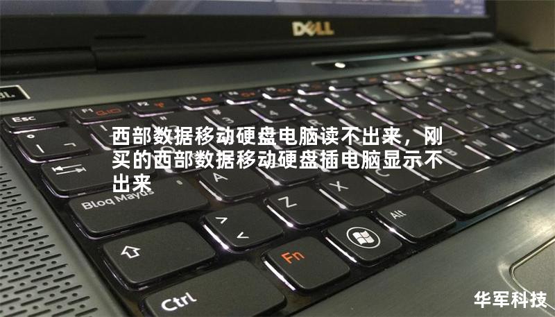 西部數(shù)據(jù)移動(dòng)硬盤電腦讀不出來，剛買的西部數(shù)據(jù)移動(dòng)硬盤插電腦顯示不出來