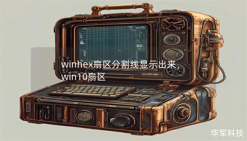 winhex扇區(qū)分割線顯示出來(lái)，win10扇區(qū)