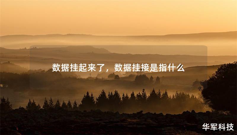 數(shù)據(jù)掛起來(lái)了，數(shù)據(jù)掛接是指什么