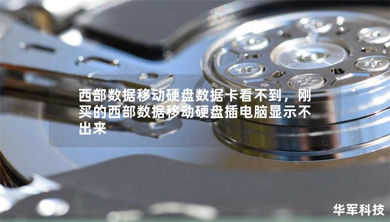 西部數(shù)據(jù)移動硬盤數(shù)據(jù)卡看不到，剛買的西部數(shù)據(jù)移動硬盤插電腦顯示不出來