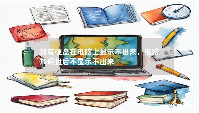 加裝硬盤在電腦上顯示不出來，電腦加硬盤后不顯示不出來