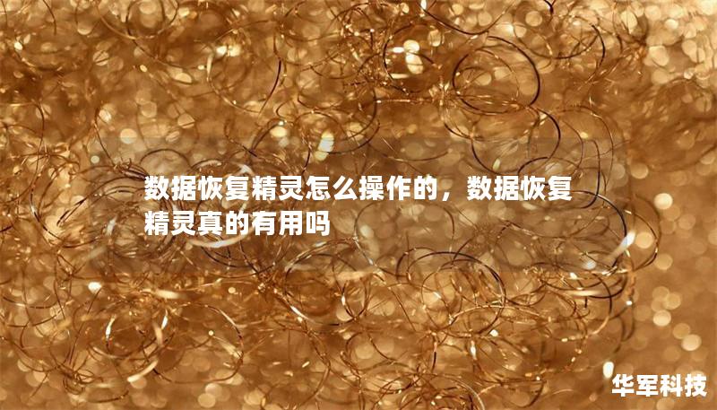數(shù)據(jù)恢復(fù)精靈怎么操作的，數(shù)據(jù)恢復(fù)精靈真的有用嗎