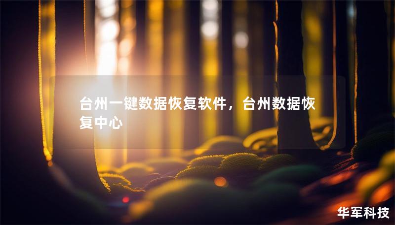 臺(tái)州一鍵數(shù)據(jù)恢復(fù)軟件，臺(tái)州數(shù)據(jù)恢復(fù)中心