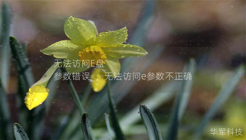 無(wú)法訪問(wèn)E盤(pán) 參數(shù)錯(cuò)誤_，無(wú)法訪問(wèn)e參數(shù)不正確