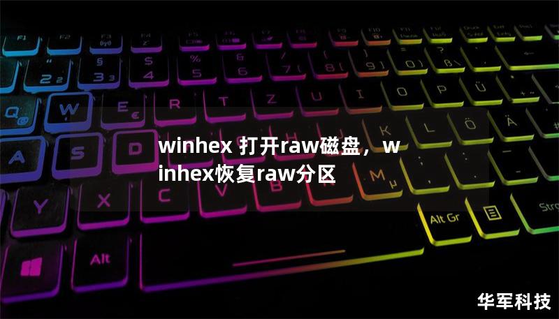 winhex 打開raw磁盤，winhex恢復raw分區(qū)