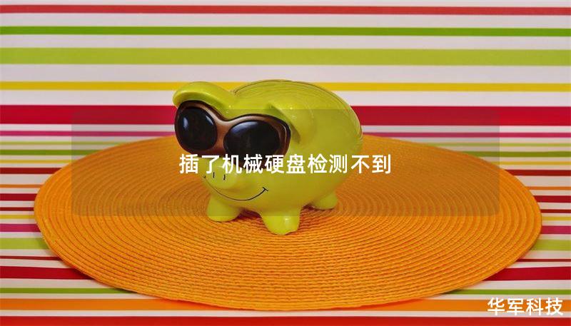 插了機械硬盤檢測不到
