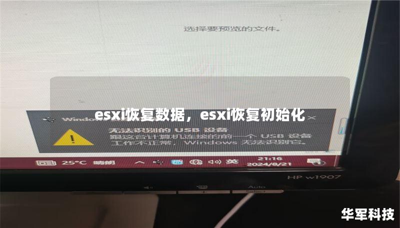 esxi恢復(fù)數(shù)據(jù)，esxi恢復(fù)初始化